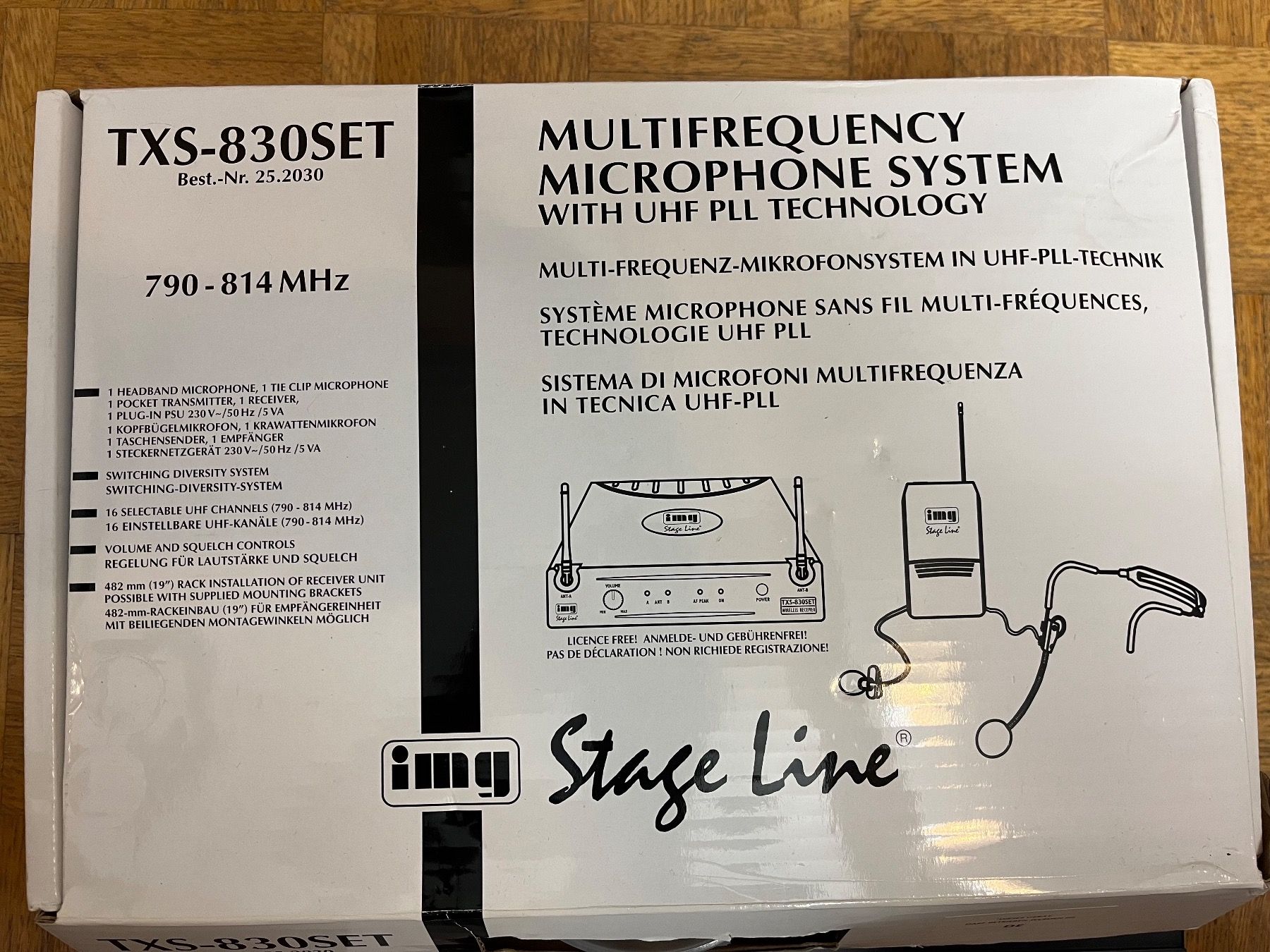 Microfoni: Multifrequenz-Mikrofonsystem in UHF-PLL-Technik (TXS-830Set) – Nuovo (secondo la descrizione) da Siebnen venduto da Arko27 9