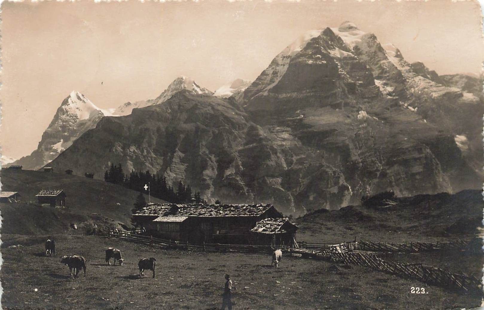 Ansichtskarten: Murren Milchkurort – Gebraucht aus Biasca von Blenio71