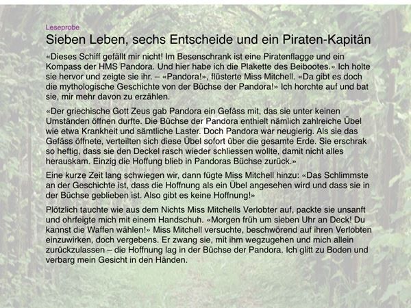 Bücher: 7 Leben, 6 Entscheide und 1 Pirat – Neu (gemäss Beschreibung) aus Horgen von Sistabooks 1