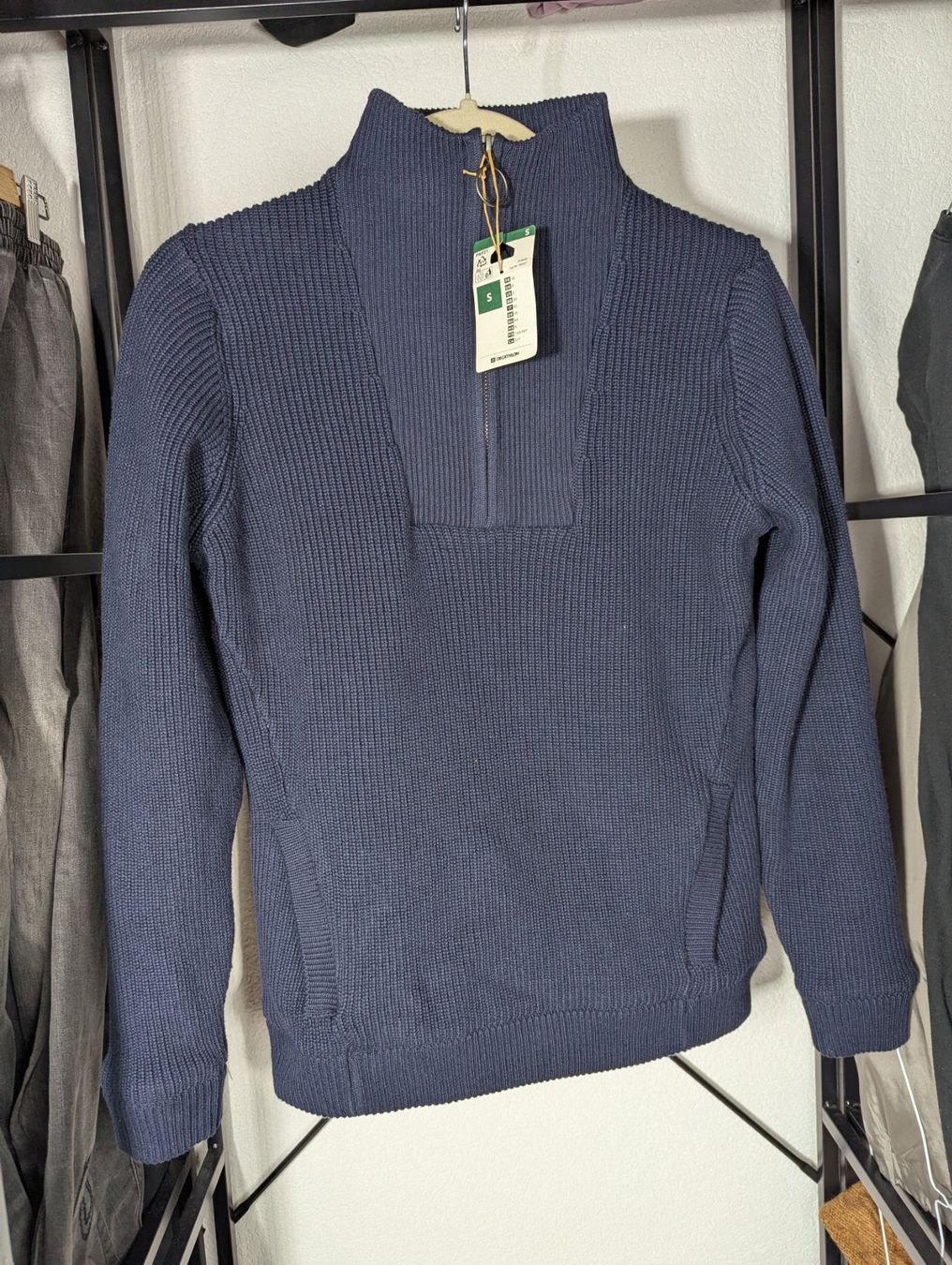 Maglioni & Felpe: Pull Golf 1/2 Zip Coupe-vent - Inesis MW500 - Marine - S – Nuovo e nell'imballaggio originale da Yvorne venduto da Bocchino_1291