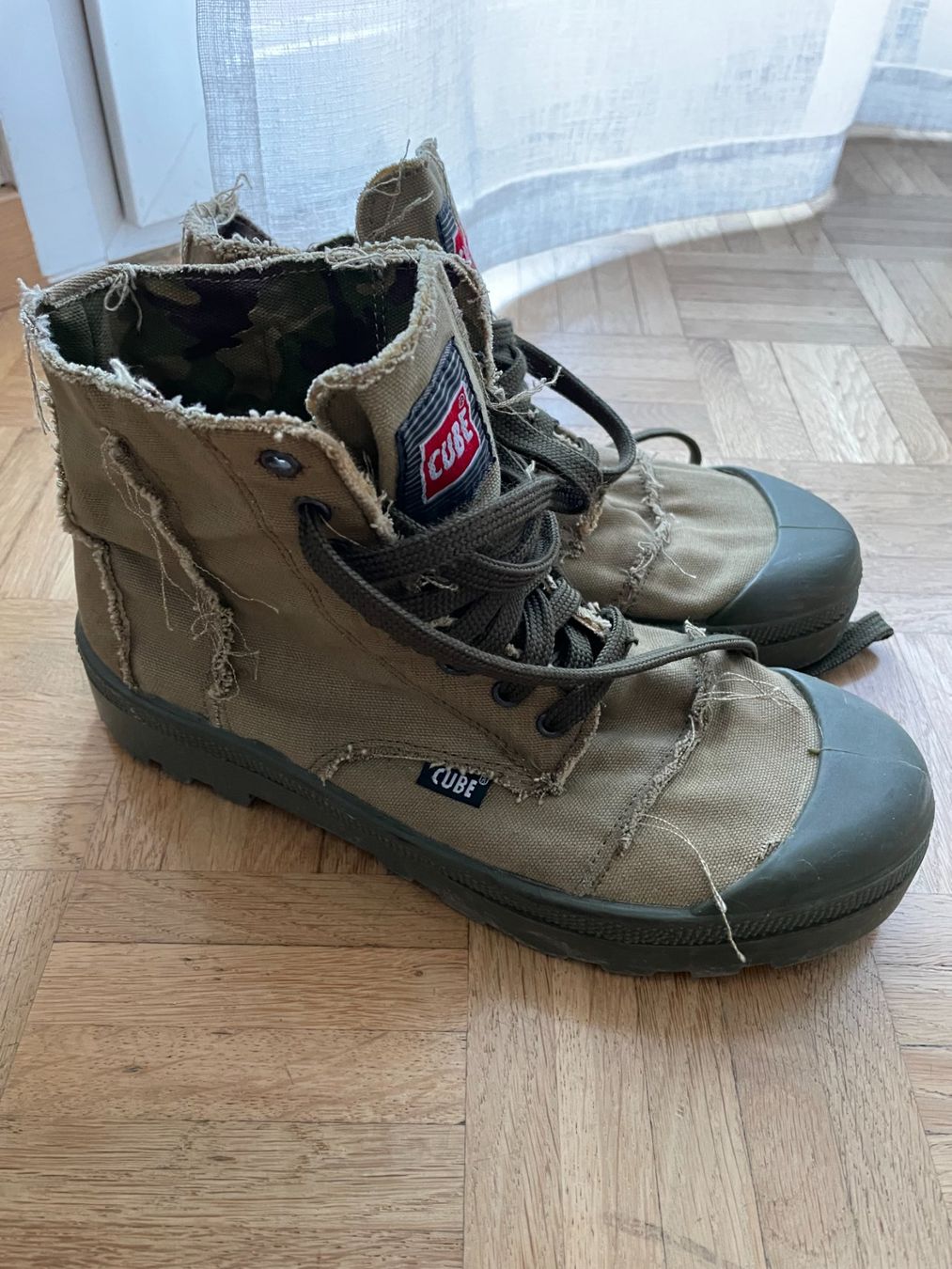 Scarpe da uomo: Schnürboots aus Stoff – Usato da Lachen SZ venduto da portbrin