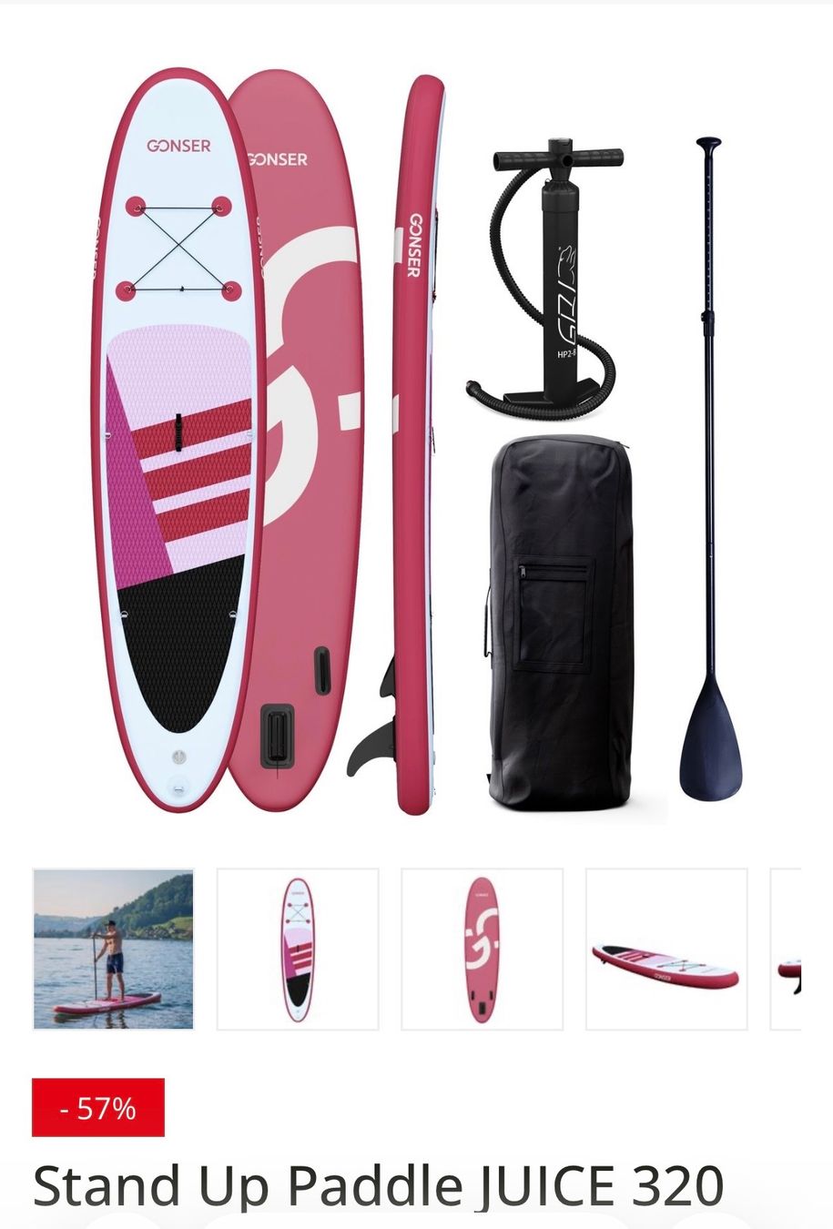 Gonser Stand up Paddle (Gebraucht) in Winterthur für CHF 90 – nur ...