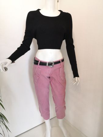 🤩POIS JEANS ROSA NEU