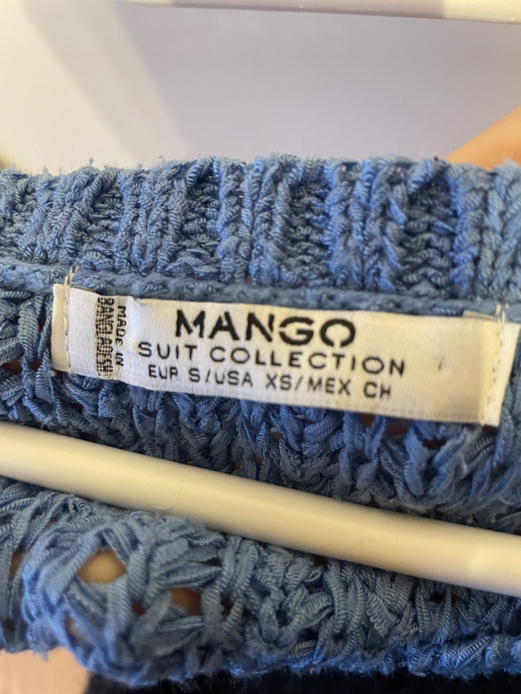 Mango Pulls & Sweat-shirts: Mango Strickpullover, hellblau, Gr. S – D'occasion à Rechthalten par Sariespicher 2