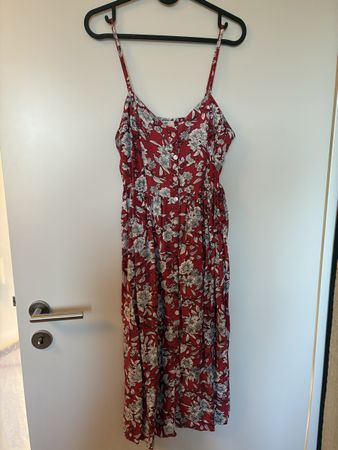 Sommerkleid Earth Angel rot blumig Grösse S