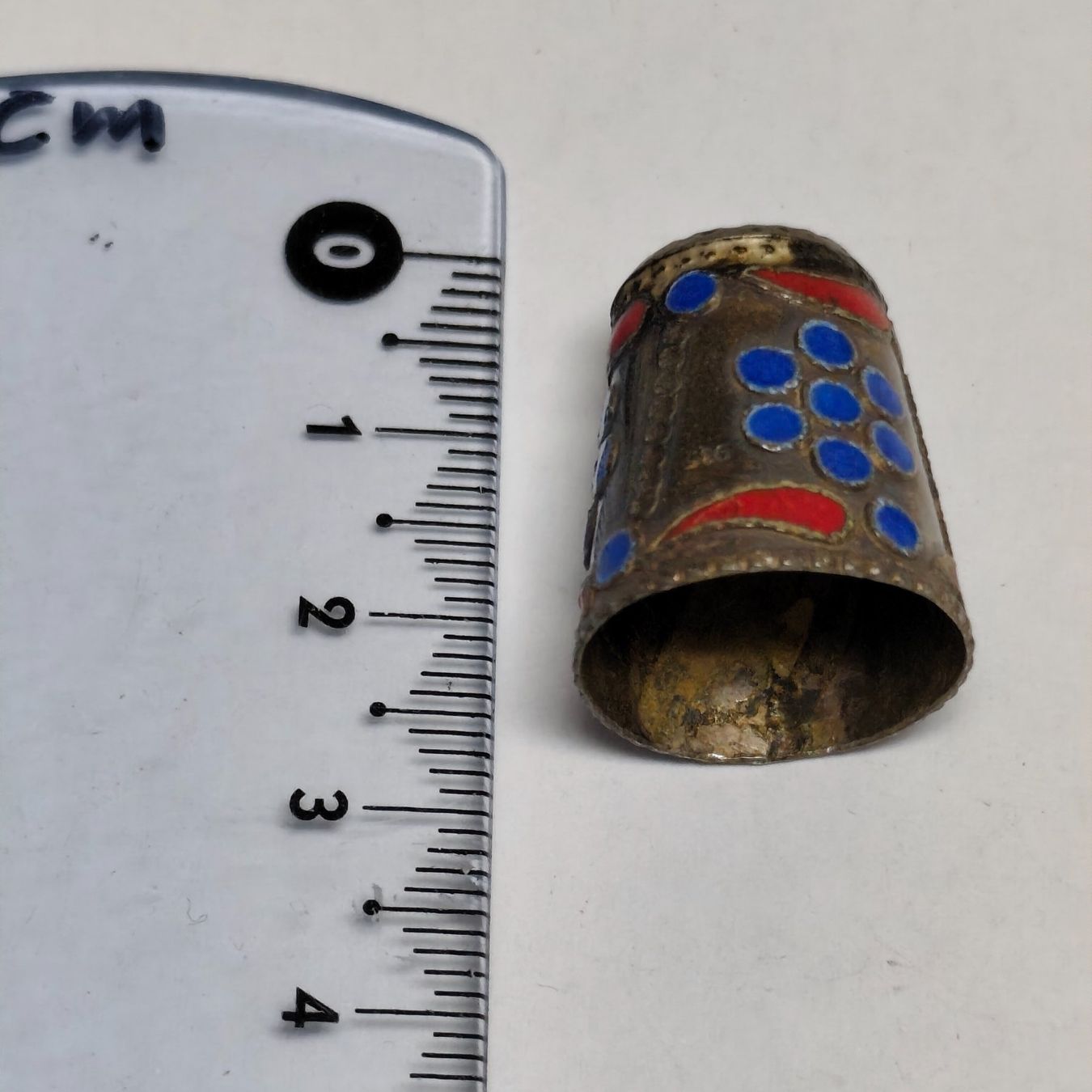 Ditali: Vintage Fingerhut aus silver silber, #A5 – Usato da Châtelaine venduto da Tropic.Watch2 1