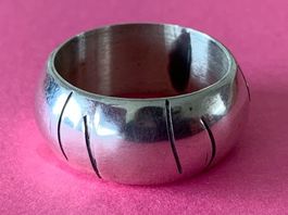 Silberring Designer Streiffen gr. 60/19
