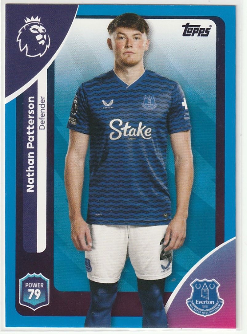 Topps Carte collezionabili: 2026 Topps Premier League Nathan Peterson Base Blue Parallel – Nuovo (secondo la descrizione) da Biel/Bienne venduto da historian-198