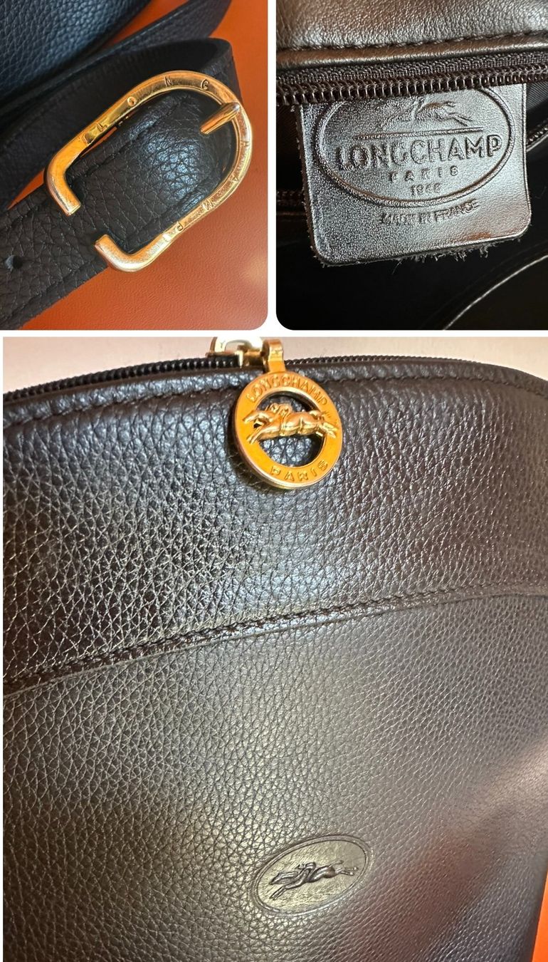 Longchamp Borse da donna: Longchamp Sac vintage luxe noir – Usato da Bernex venduto da euma1976 7