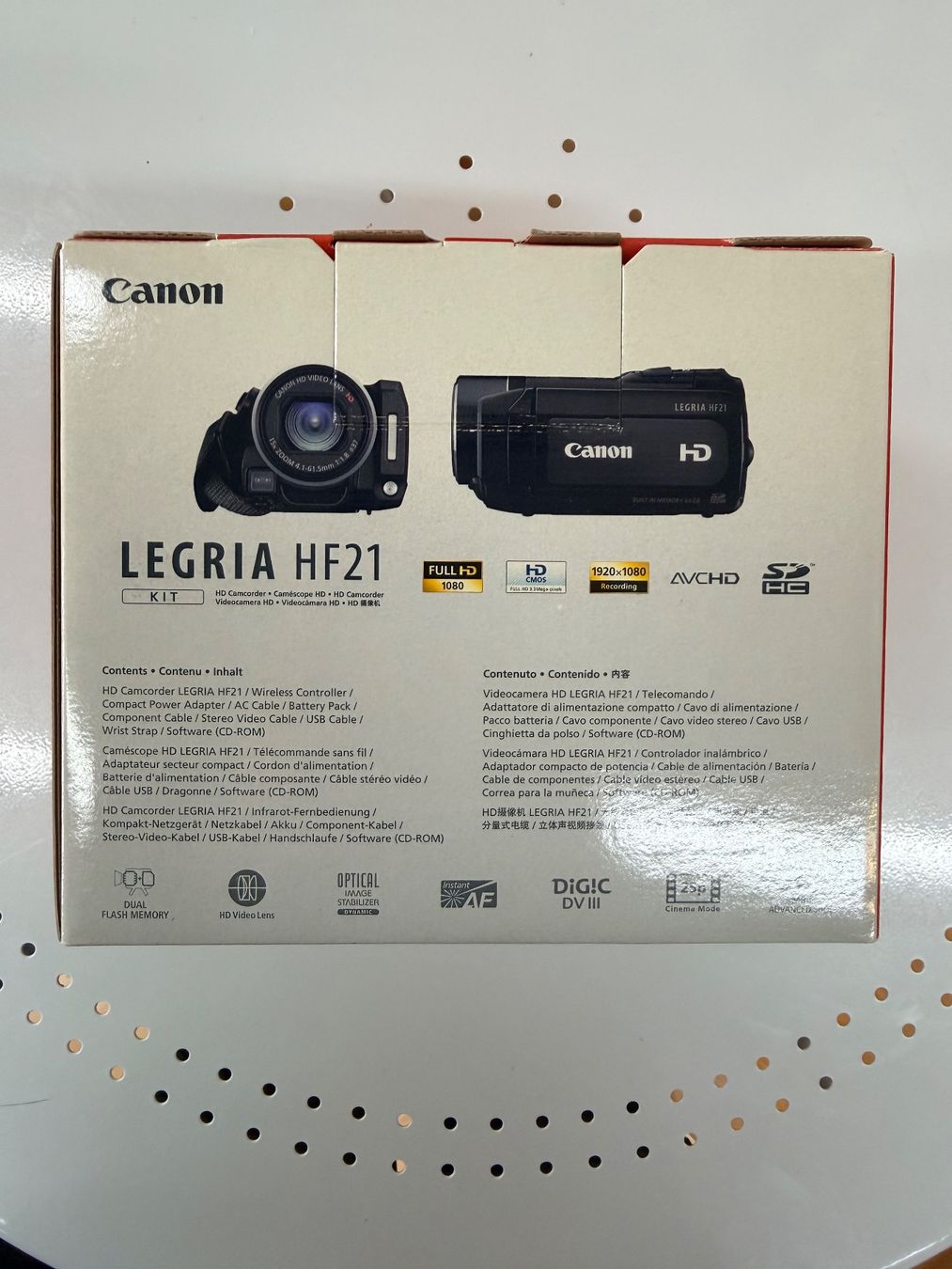 Canon Videocamere: Canon Legria HF21 HD Camcorder – Nuovo e nell'imballaggio originale da Oensingen venduto da moe_ck67 1