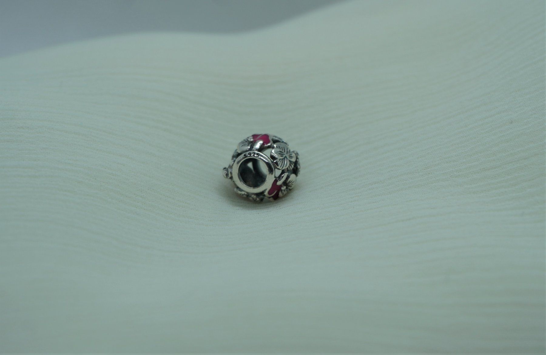 Ciondoli: Charm "Rosa Blumenkugel" zu Pandora Silber 925 – Nuovo (secondo la descrizione) da Niederbüren venduto da Fidi5 3