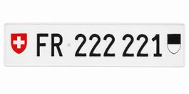 Numéro de plaques d’immatriculation FR 222 221