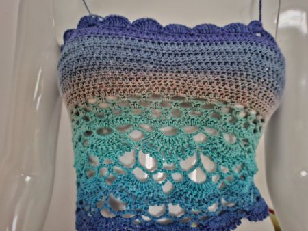 Häkel Bustier Top S/M neuwertig