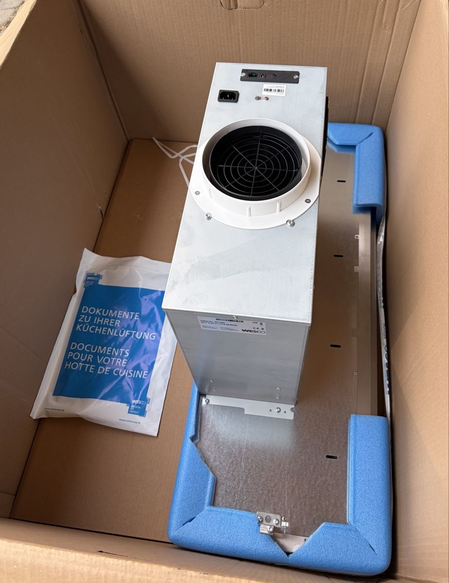 Wesco Hottes de ventilation: EVM 218-90 Classic, WESCO Einbauhaube – Neuf (Voir description) à Epsach par ahqway12 3