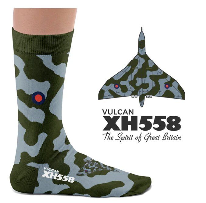 Modellismo RC: Vulcan XH558  Socks 41/46 – Nuovo e nell'imballaggio originale da St-Prex venduto da FonfonRCTeam