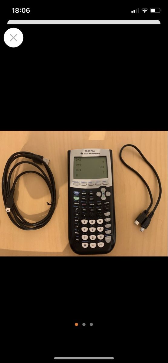 Texas Instruments Calculatrices: Taschenrechner Texas Instruments TI-84 Plus mit Kabeln – D'occasion à Bern par untercel