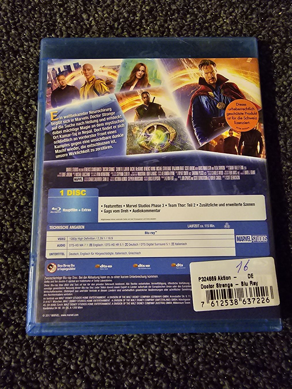 Tutti i DVDs: Doctor Strange Blu-ray – Usato da Ruswil venduto da jan_bxl5 1