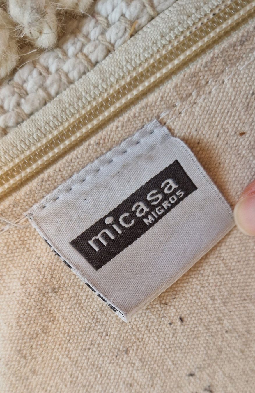 Micasa Sgabelli: Micasa Pouf Hocker aus Wolle & Baumwolle, Boho – Nuovo (secondo la descrizione) da Zürich venduto da c.line89 2