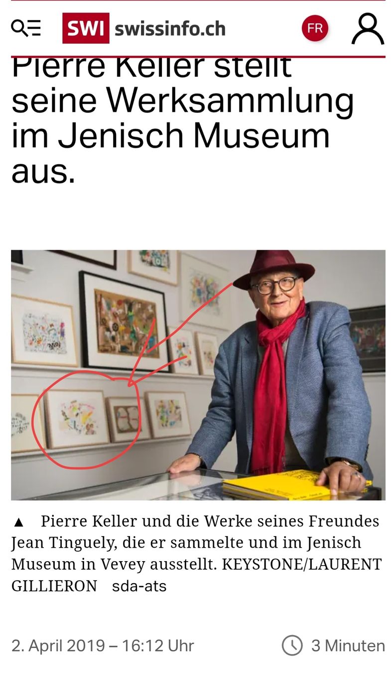 Dipinti: Jean Tinguely Original-Werk – Usato da St.Gallen venduto da KunstGallen 6