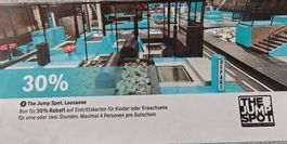Gutschein 30 %Rabatt The Jump Spot Lausanne