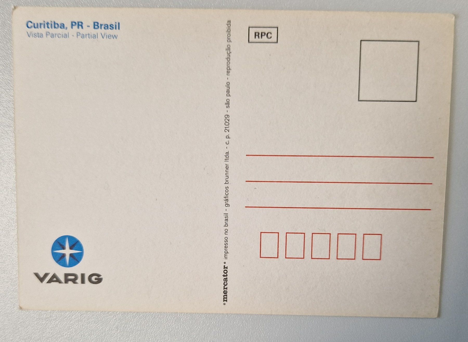 Cartoline postali: AK Curitiba Brasilien top – Nuovo (secondo la descrizione) da Melchnau venduto da Arthurius 1