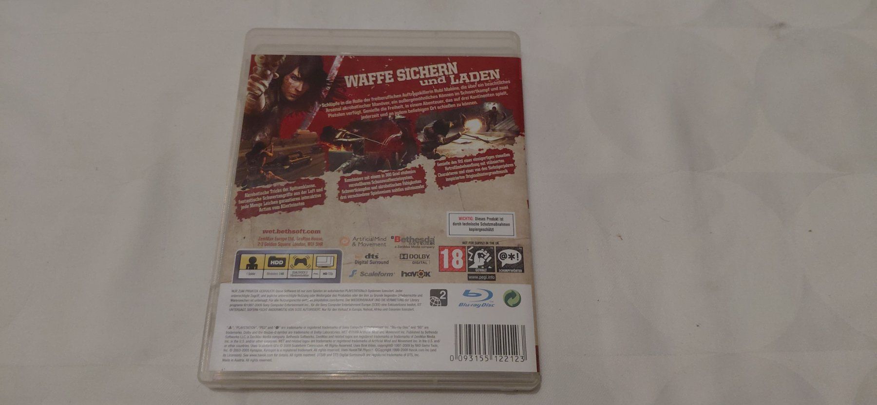 Spiele: Wet PS3 – Gebraucht aus Gretzenbach von Uli1980 2