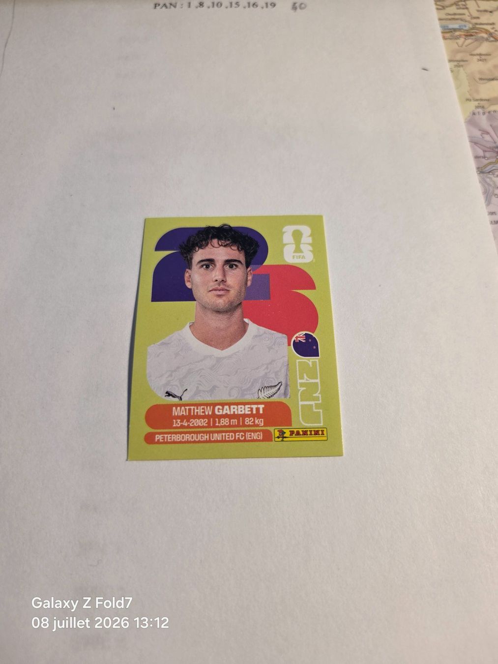 Panini Carte collezionabili: Panini  2026 MATTHEW GARBETT NZL 14 – Nuovo (secondo la descrizione) da Grand-Lancy venduto da Seo67