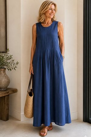 Robe longue Weekend Max Mara lin/soie neuve avec étiquette