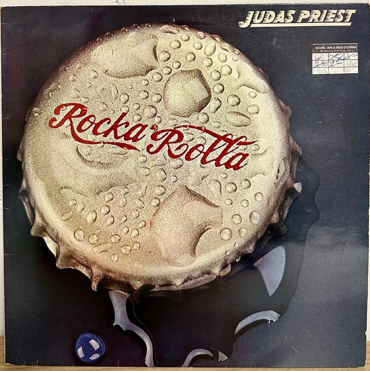 Judas Priest - Rocka Rolla//LP: VG+; Sleeve: VG+ (Blood-Red) | Comprare ...