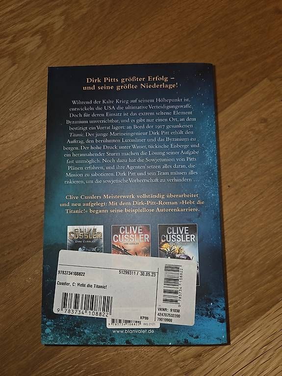 Libri: NEU Clive Cussler - Hebt die Titanic – Usato da Zumikon venduto da CiaVS