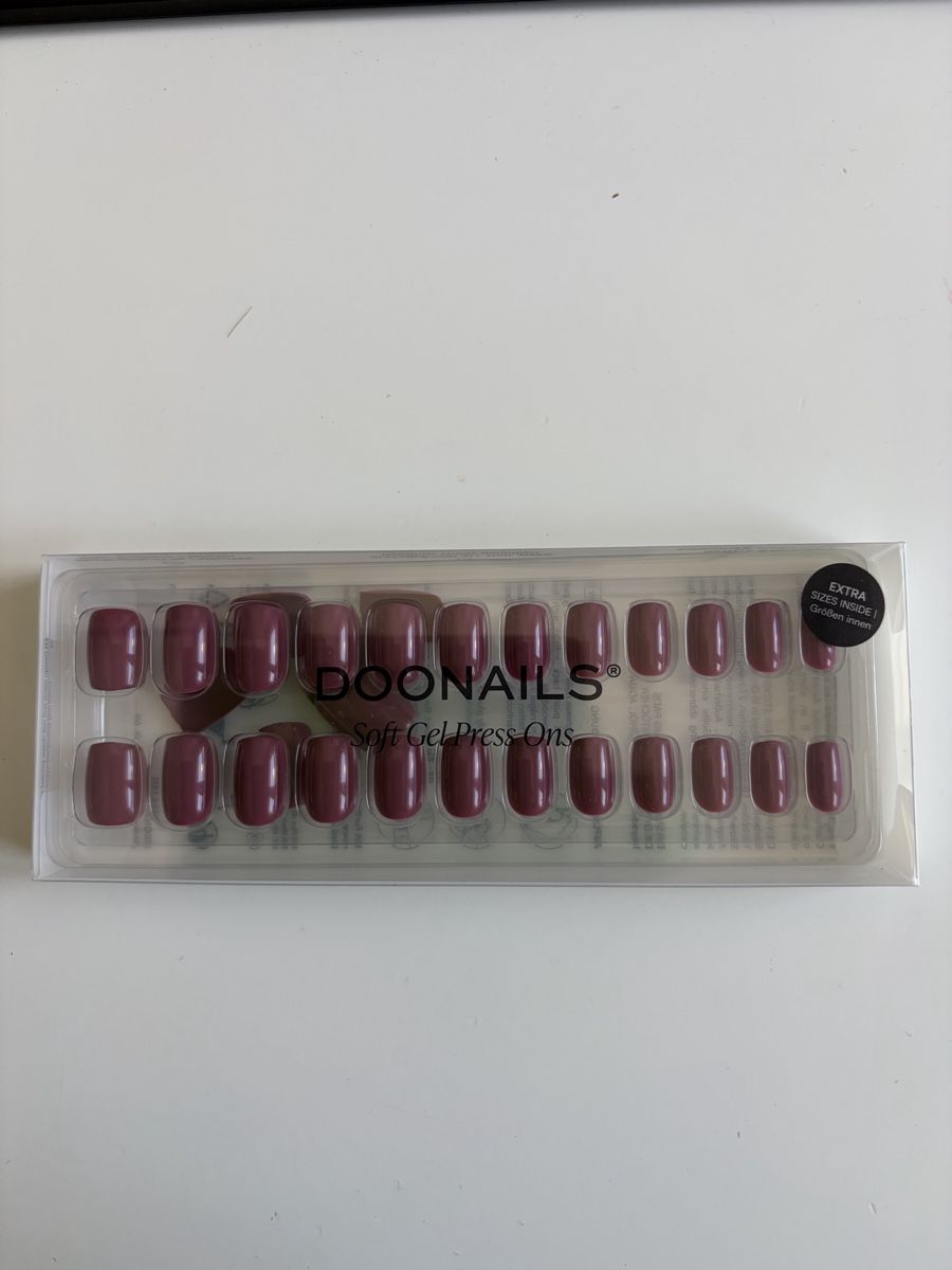 Unghie finte: DOONAILS Soft Gel Press Ons fuchsia extra Grössen neu – Nuovo e nell'imballaggio originale da Worb venduto da lehar1984