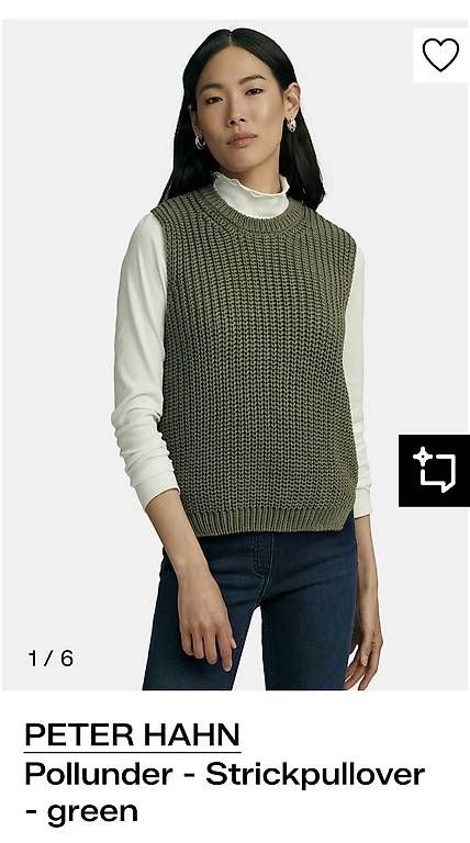 Pulls & Sweat-shirts: Strickpullover green Peter Hahn – D'occasion à Lommiswil par ivc_zt7z 4