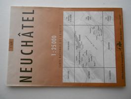 Landeskarte 1:25000 - No 1164 - Neuchâtel