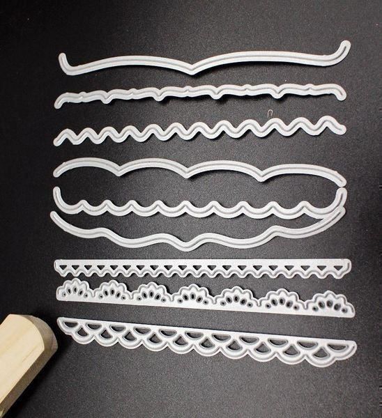 Pochoirs: SPITZEN LINIEN STANZSCHABLONE 9-TEILIG – Neuf avec emballage d'origine à Affoltern am Albis par scrapbooking 1