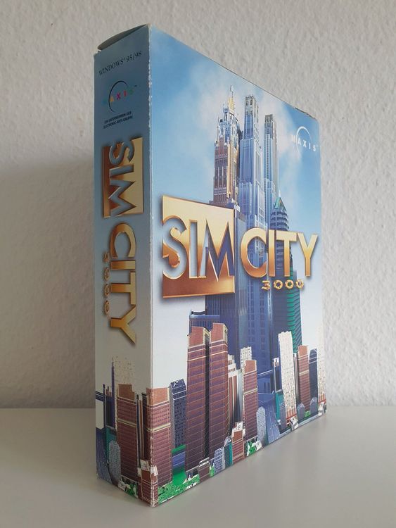 PC Game SimCity 3000 (1999) Big Box mit Klappcover (Gebraucht) in ...