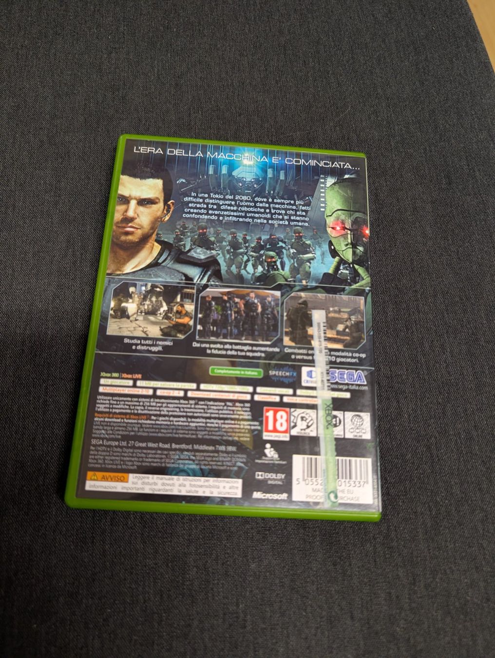 Spiele: Binary domain Microsoft Xbox 360 – Gebraucht aus Giubiasco von Ticinerd 1