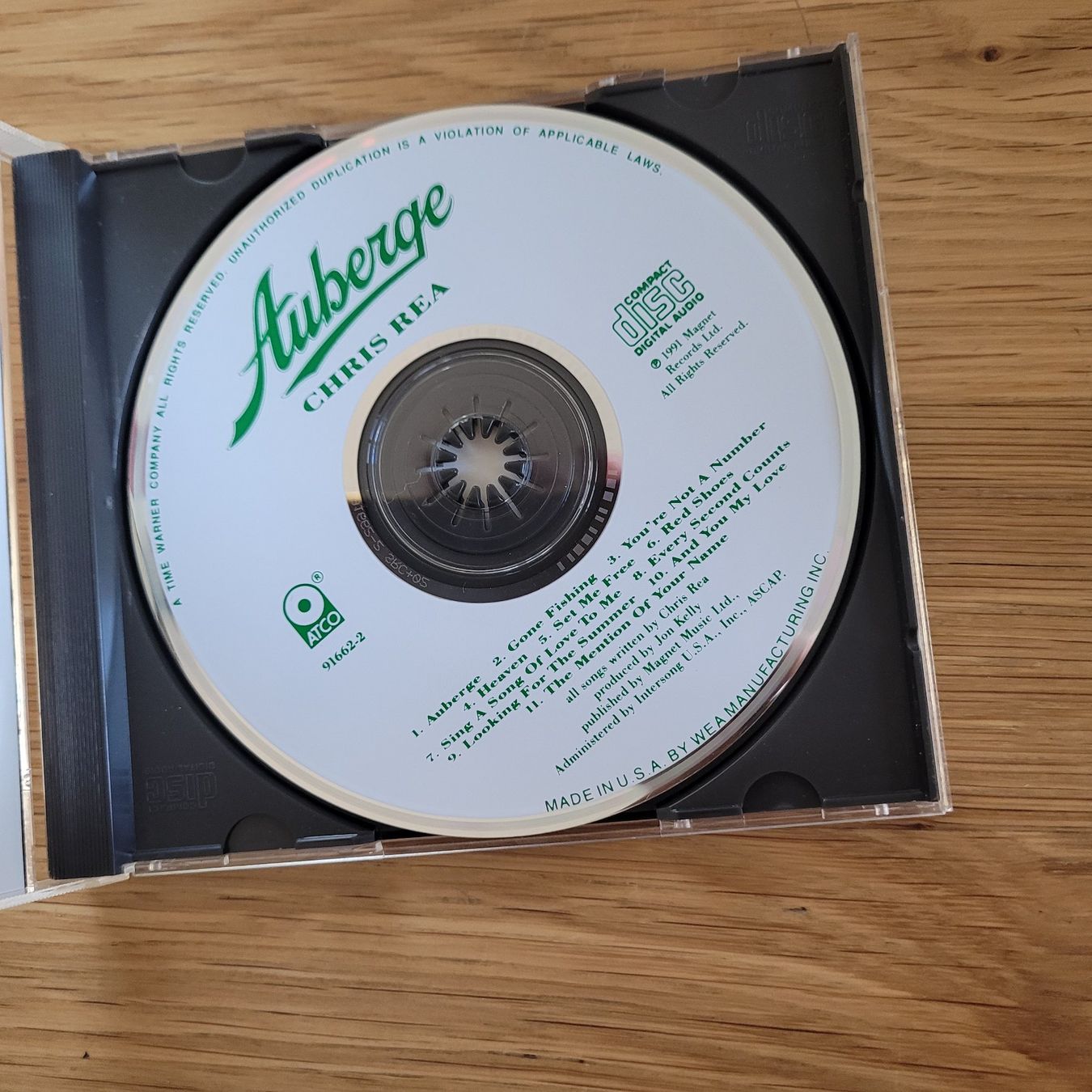 CD: CD Chris Rea Auberge – Usato da Biel/Bienne venduto da Destockweb 1