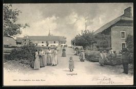 Longirod, Strassenpartie mit Frauen und 