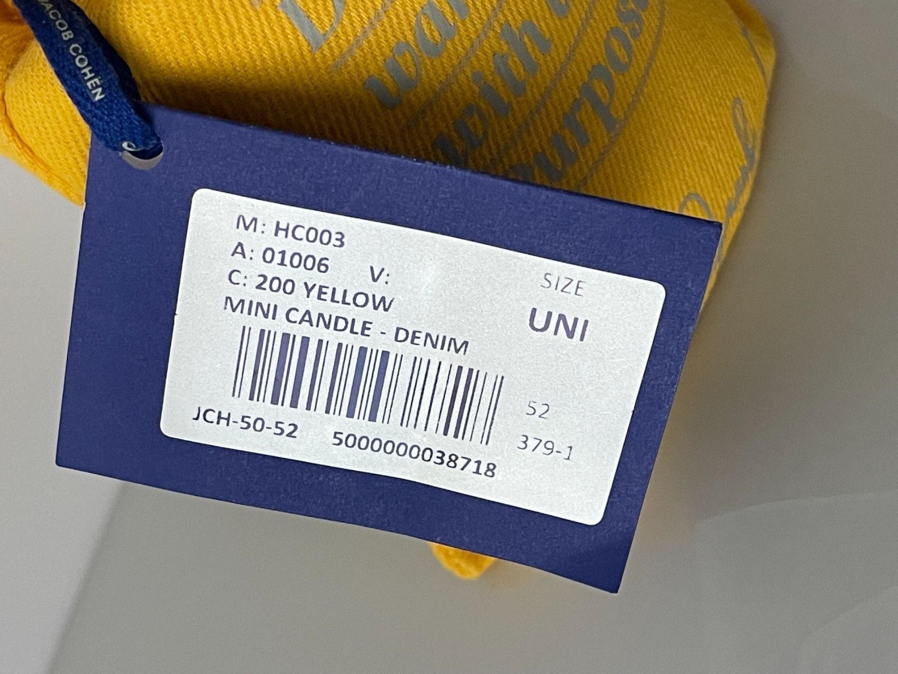 Candele: Jacob Cohen Mini Kerze mit Logo – Nuovo e nell'imballaggio originale da Jonen venduto da BMWE369 2