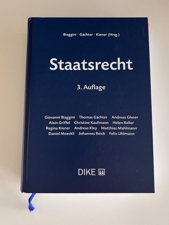 Staatsrecht. Biaggini | Gächter | Kiener (Hrsg.). 3.Auflage | Kaufen ...