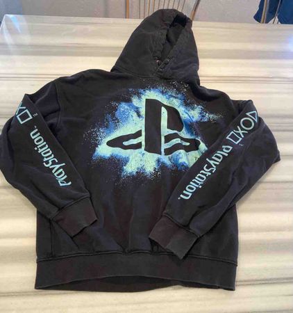 ab 1.- Playstation Kapuzenpullover schwarz, Gr.158/164