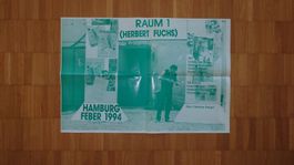 Herbert Fuchs  „Hamburg Feber 1994“. Orig. Ausstellunsplakat