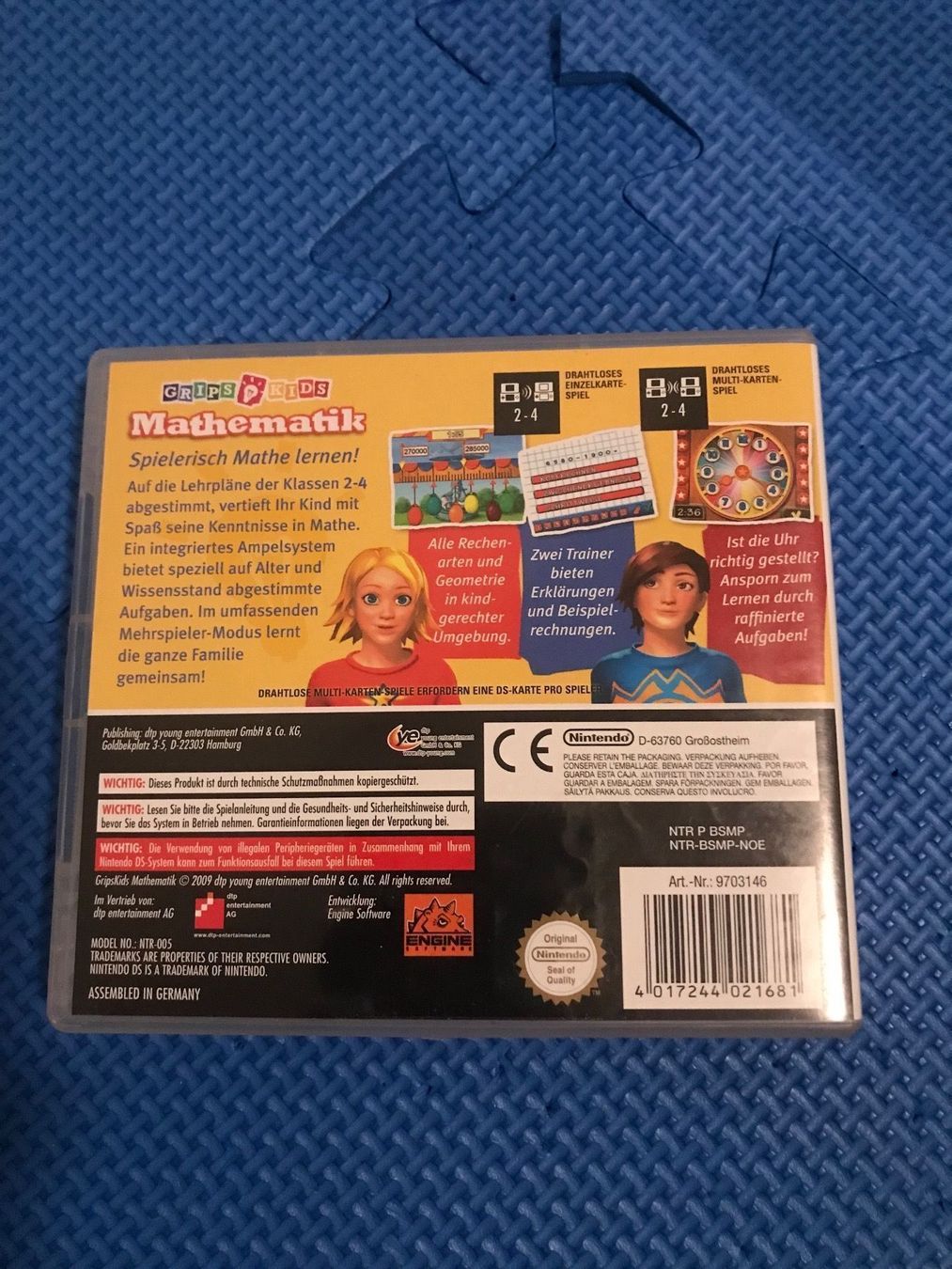Nintendo Giochi: Grips Kids Mathematik Nintendo DS – Usato da Gossau SG venduto da schlitzerdemon 2