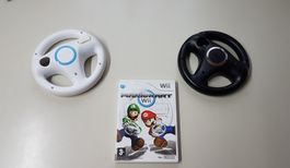 Mario Kart mit 2 Lenkrad Original Nintendo Wii Rennspass
