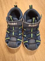 Bobbi Sommerschuhe Gr. 22, Jungen Sandalen, blau grün