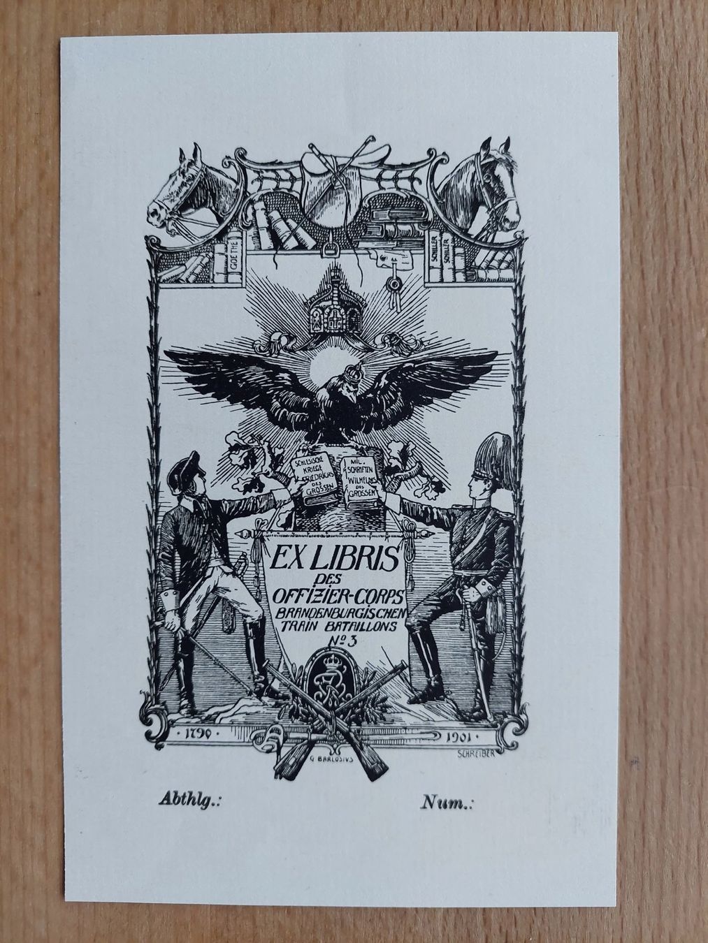 Grafica & Litografie: Exlibris Georg Barlösius - Original Grafik – Usato da Obfelden venduto da Knauserig2026