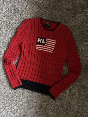 Polo Jeans Co Ralph Lauren Sweater Red Flag