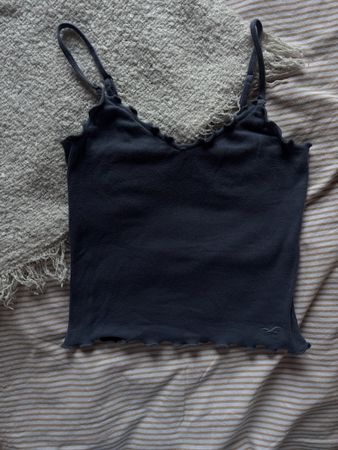 Hollister Top dunkelblau Grösse S 