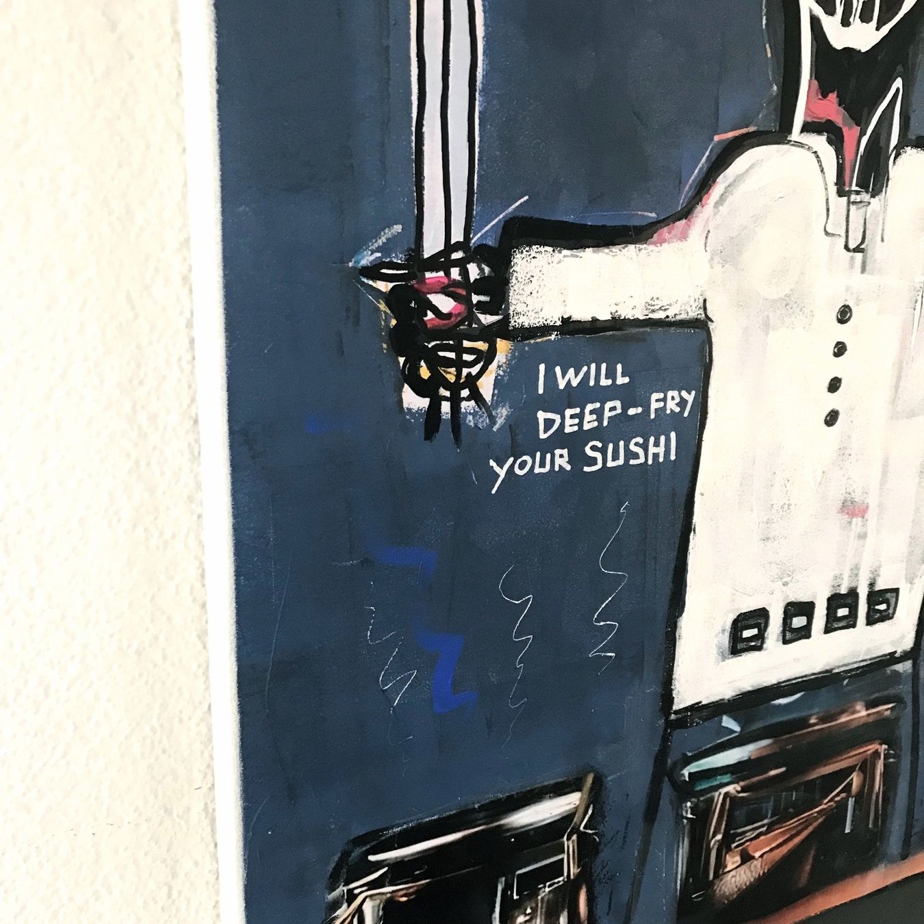 Foto & Immagini: Sushi Chef Neo Expressionismus Pop Art Kunst Acryl Kitchen – Nuovo (secondo la descrizione) da St. Niklausen LU venduto da Stefan_Bammert_Art 1