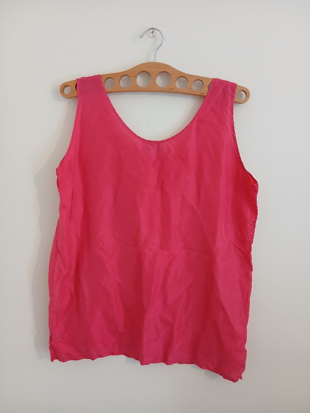 Blusen: Silk SOGNI blouse magenta size XL – Neu (gemäss Beschreibung) aus Wil SG von tre_g2l7 3